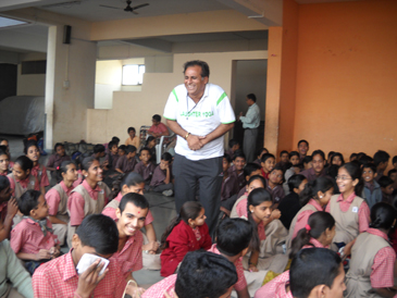 Laughter Yoga with Physically Challenged Children in India-img