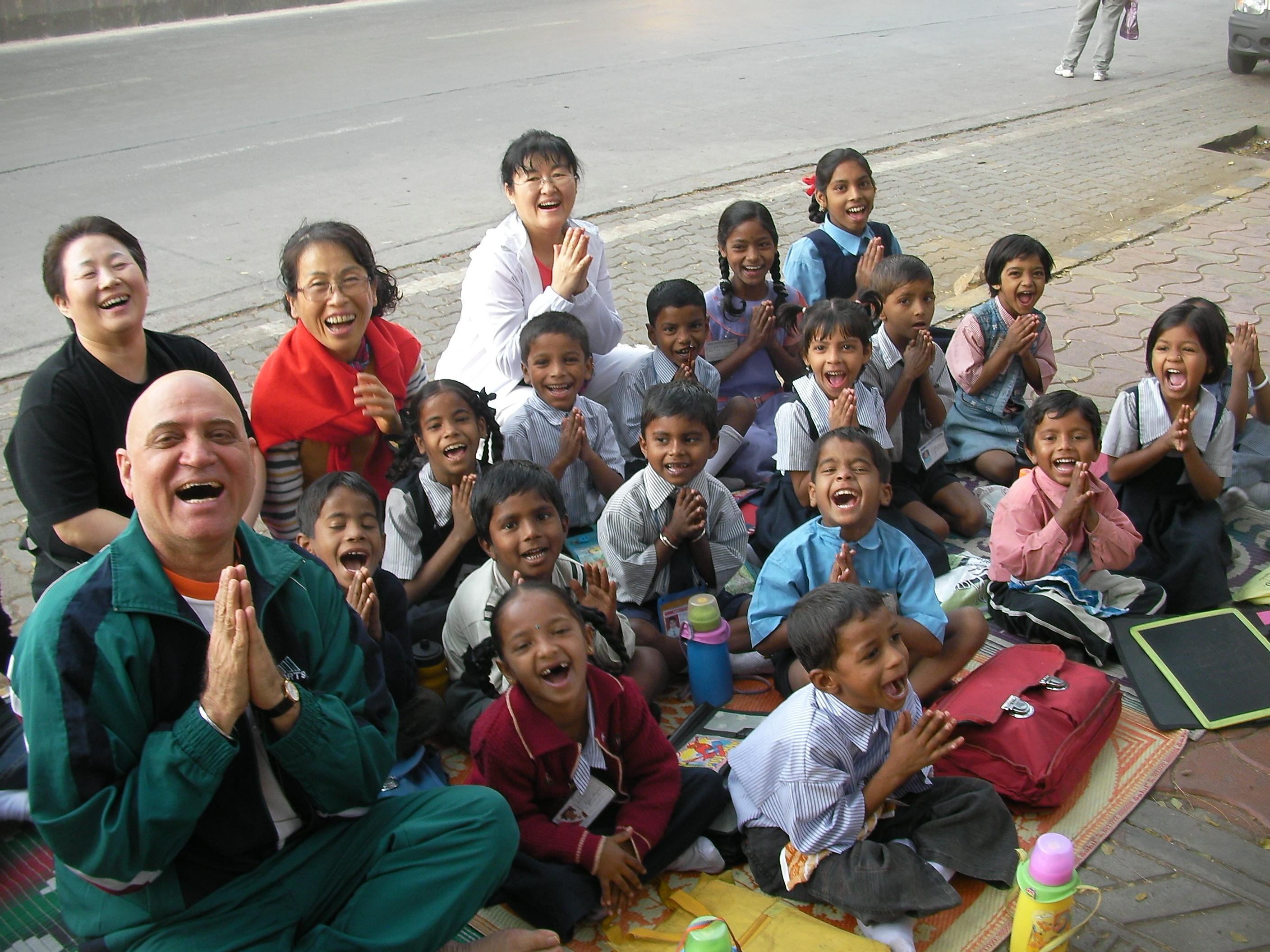 Laughter Yoga at Mumbai Street School-img