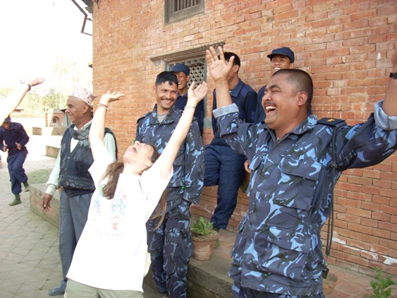 Laughter Yoga with Nepal Soldiers-img